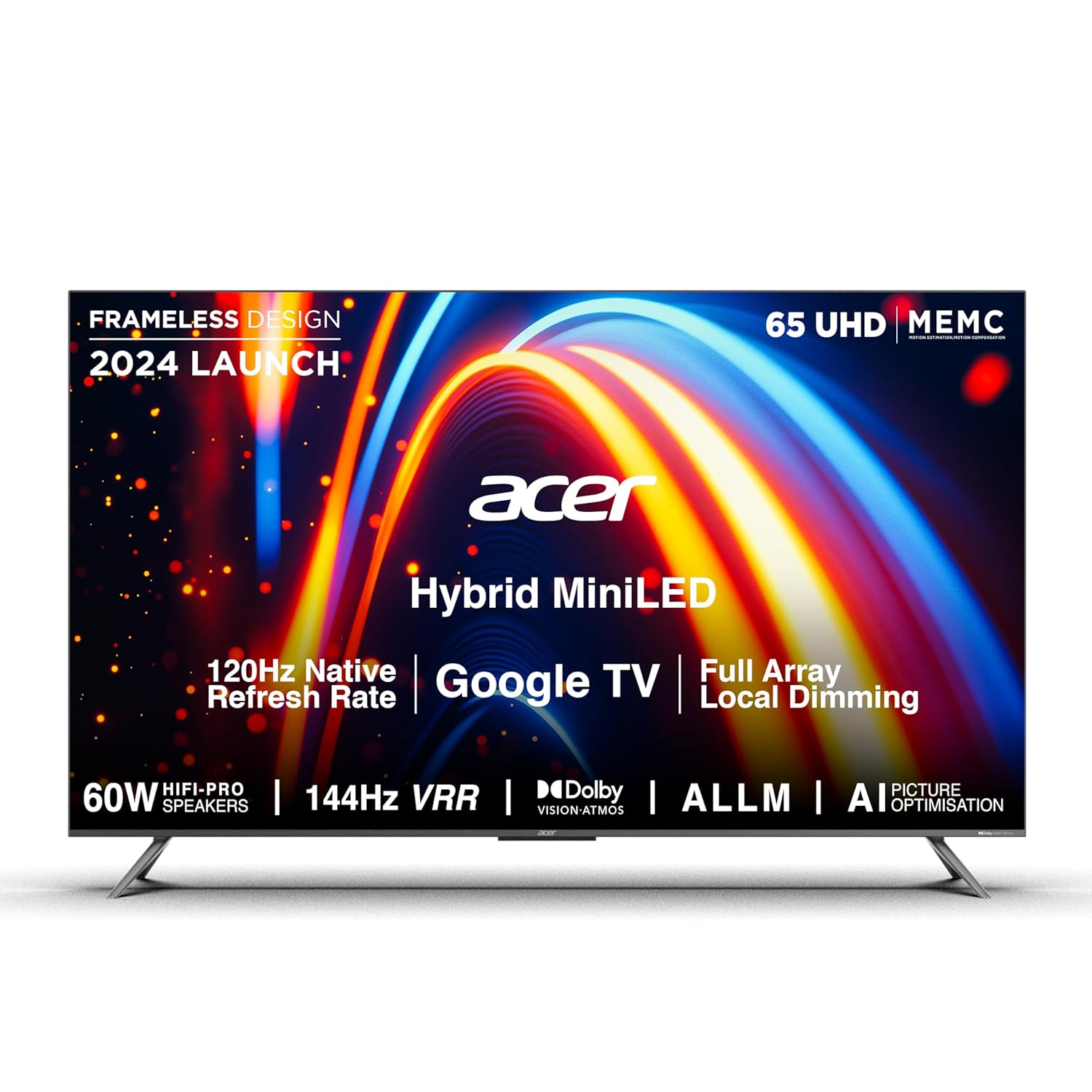 Acer تطلق أجهزة تلفاز M-Series Hybrid MiniLED 4K بأسعار تنافسية في الهند