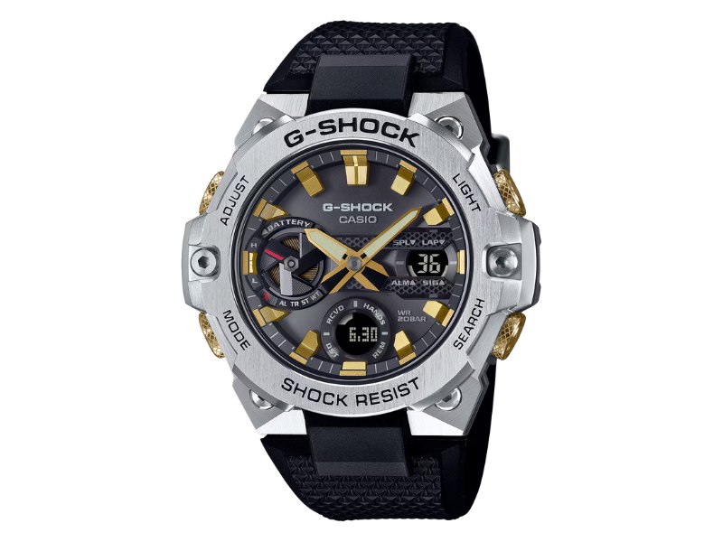 Casio تكشف عن GST-B400CX-1AJR: إصدار مميز بالفولاذ الكربوني يحتفي بعام الثعبان