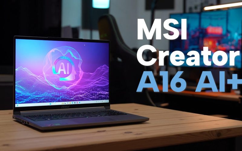 استعراض للحاسوب MSI Creator A16 AI+: نسخة AMD Ryzen AI 9 365 و RTX 4060